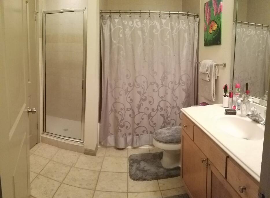 Stand Alone Shower Available for Guest Usage
