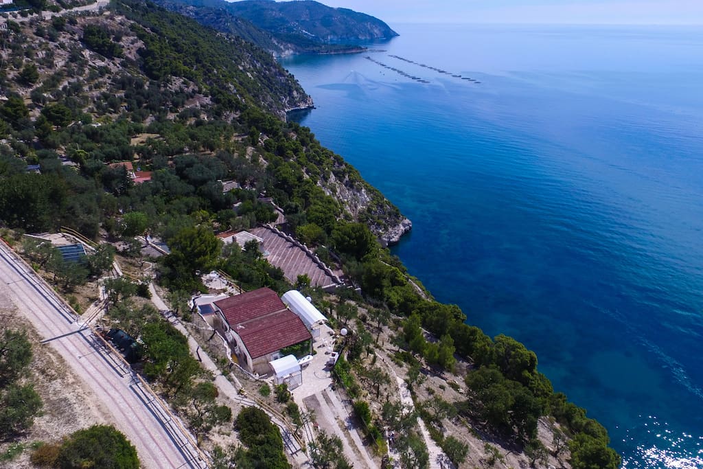 Punta Palivi vista dall'alto
