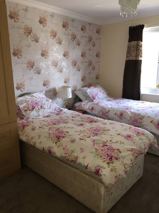 Bedroom 2 with two single beds