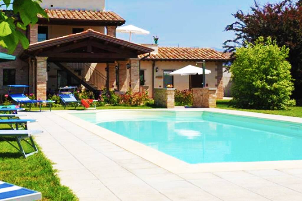Umbria Apartment with Private Rooftop Deck