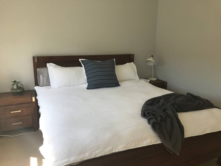 Massive King Bed in Main Bedroom