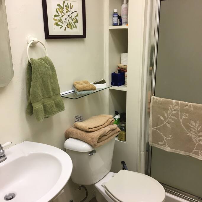 Downstairs bathroom just beside the River Room.