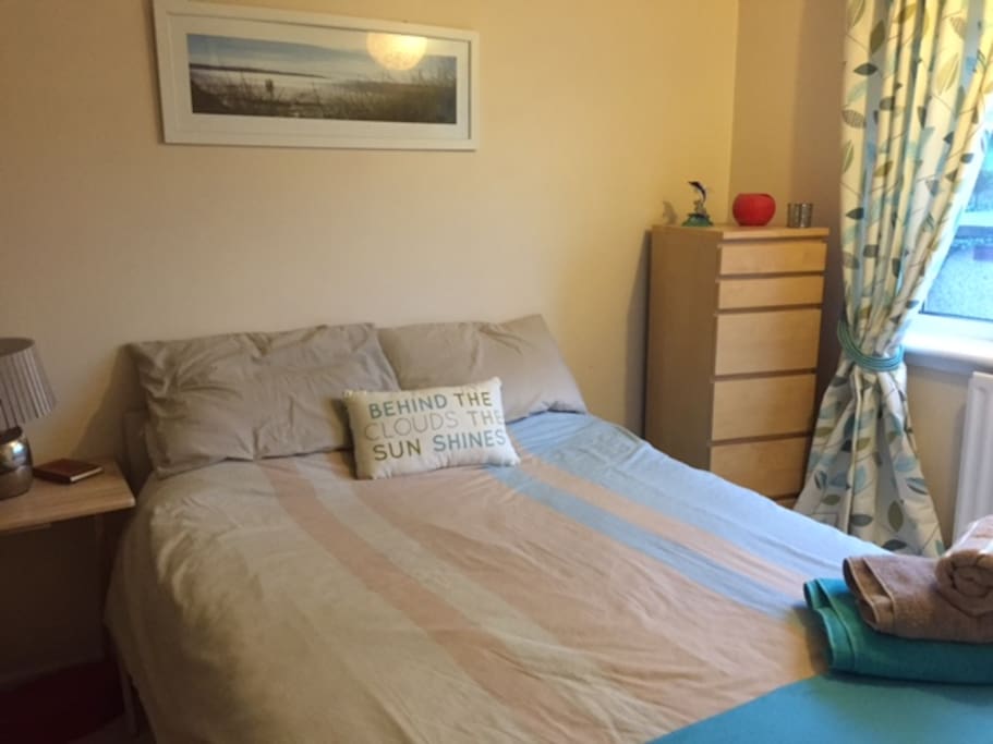 Double Bedroom overlooking garden.