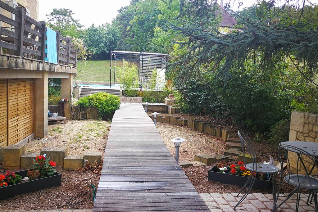 L'entrée de la maison.