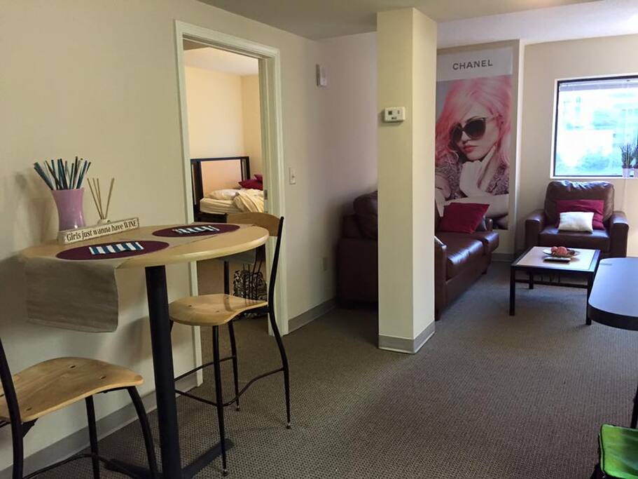 Left side is your private room with private bathroom.