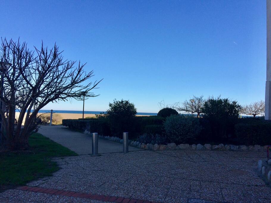 accès plage