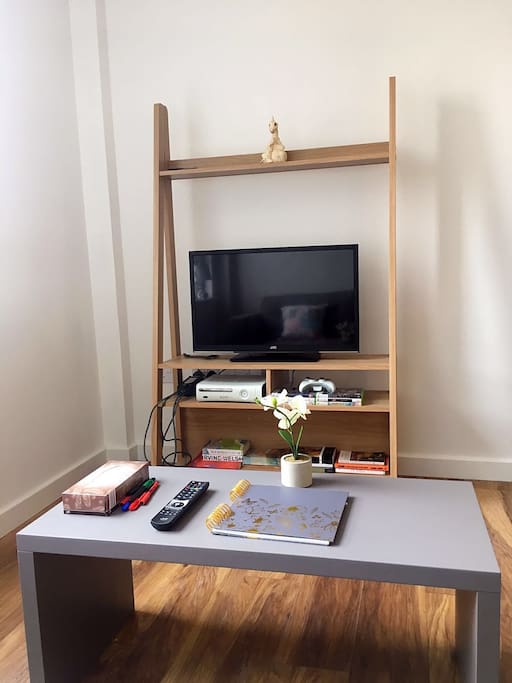 Entertainment; Includes TV, XBOX and books.
