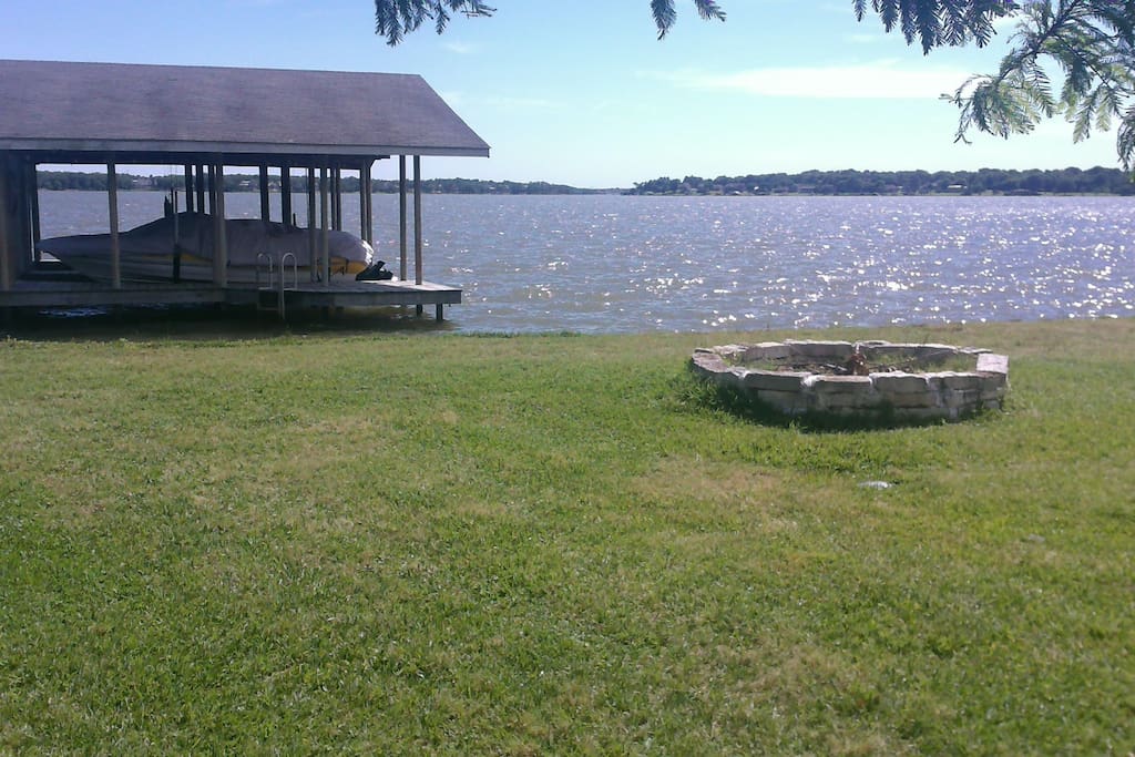 Fire Pit at Lake
