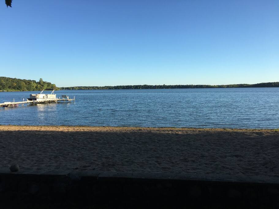 90 ft of Private Sandy Beach