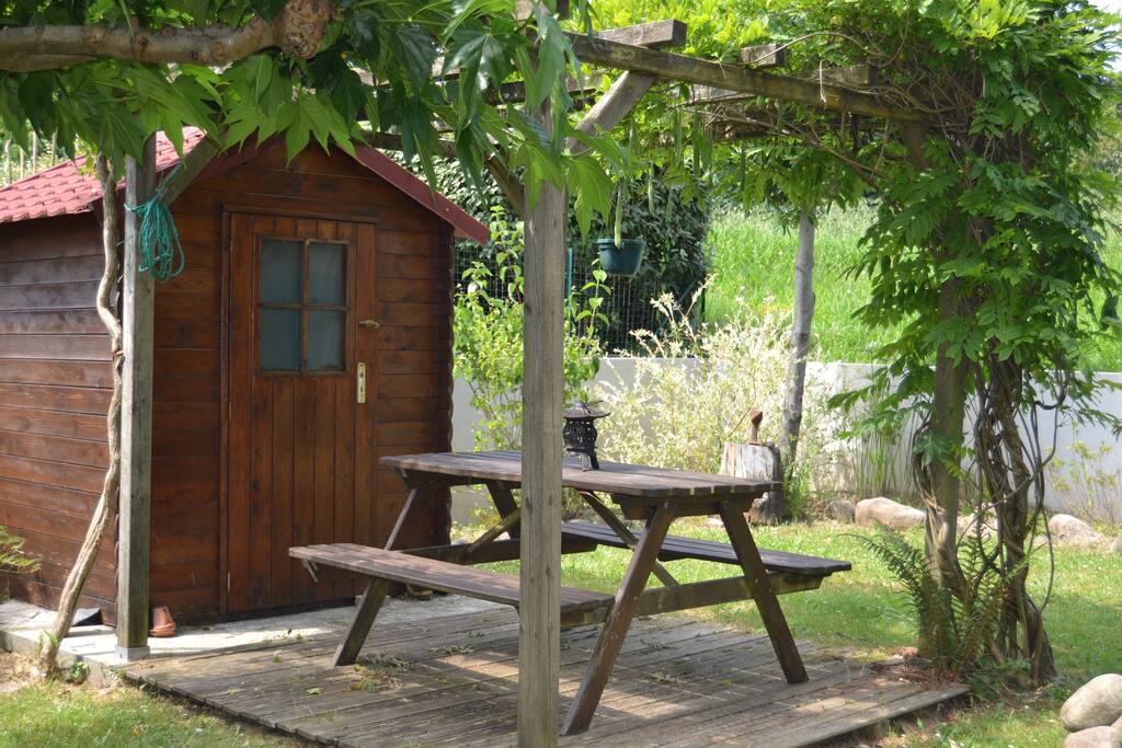 Espace repas extérieur