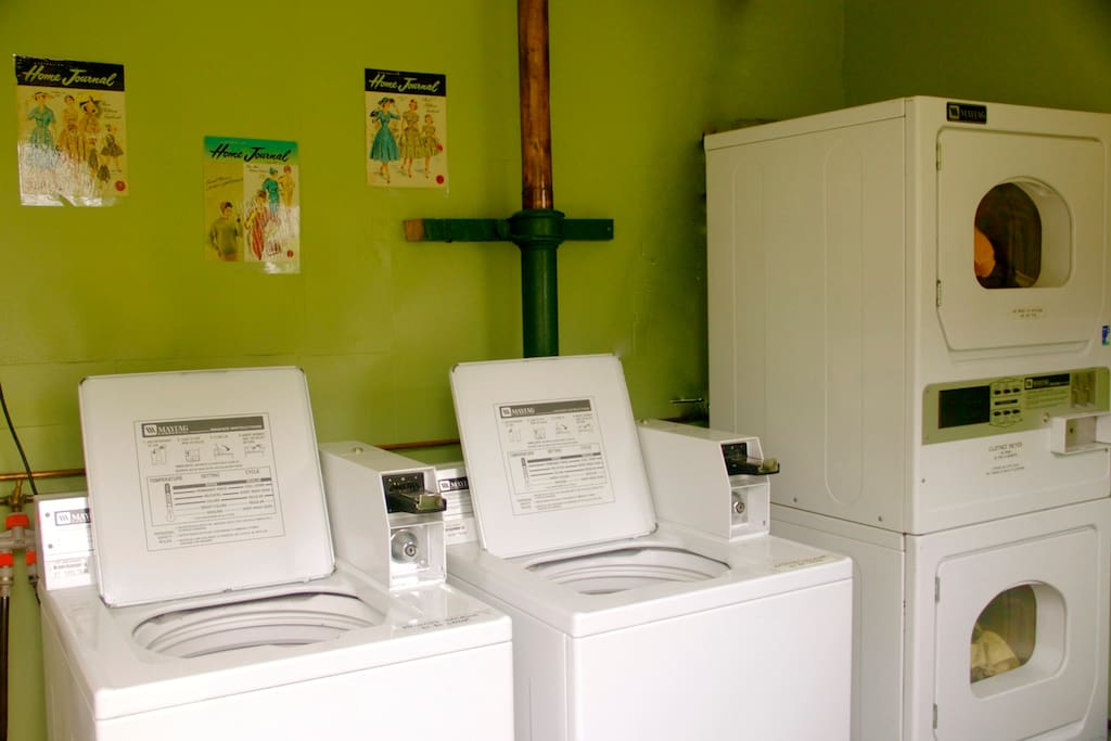 Laundry .
Wash and Dry Machines