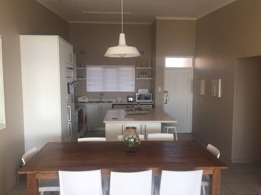 Open plan dining room