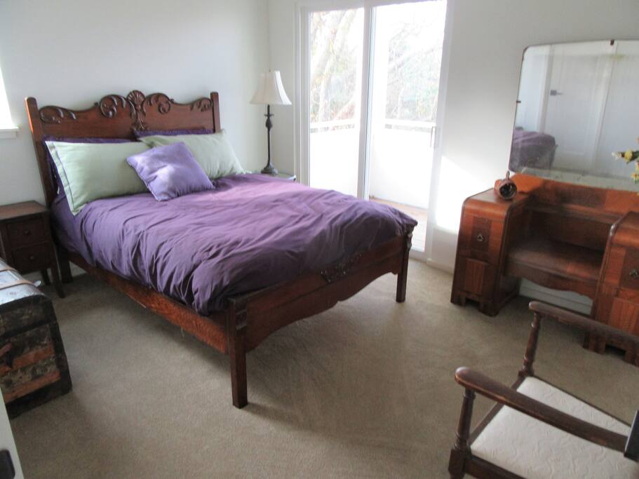 Bedroom with balcony
