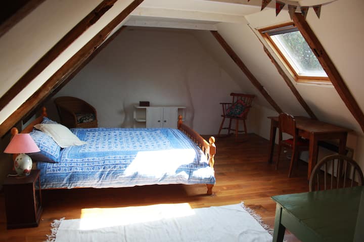 Поткровје спална соба