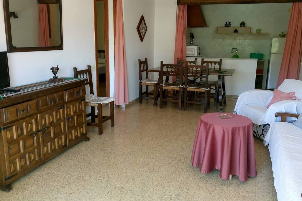 salon comedor,con cocina y barra americana