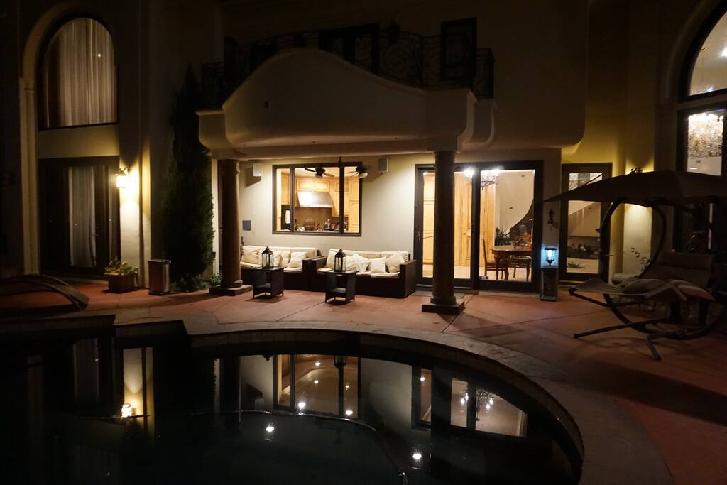 Backyard Pool and Jacuzzi