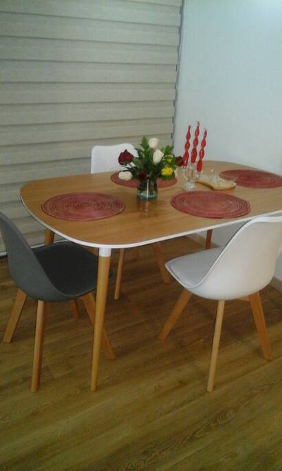 Acogedor comedor.