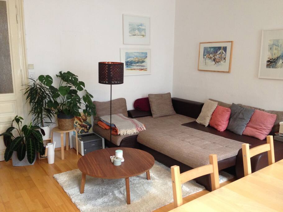 Wohnzimmer - Schlafcouch