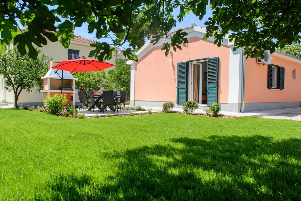 Garden and house
