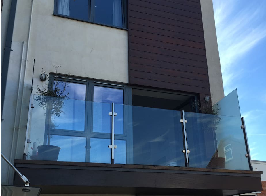 first floor flat with balcony