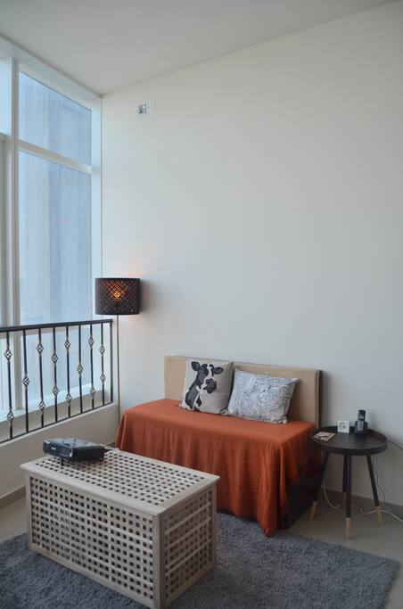 Living and additional sleeping area.