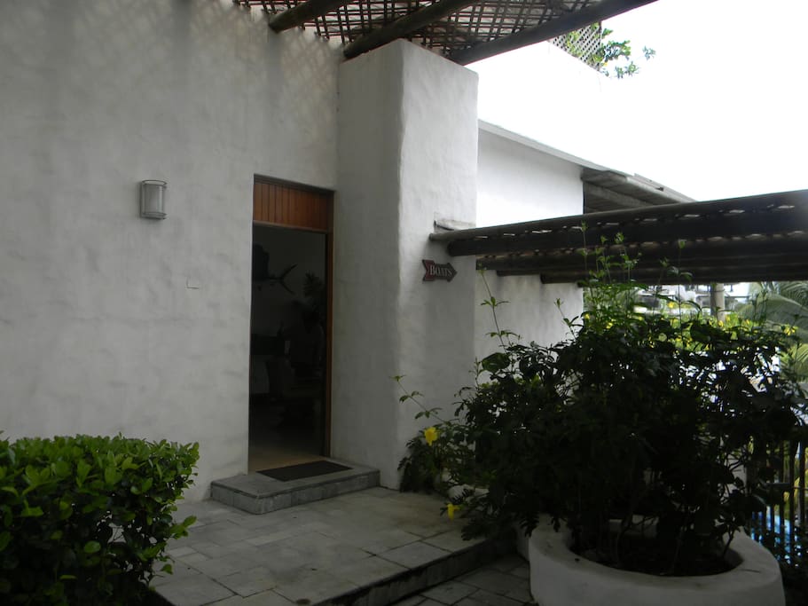 Villa entrance