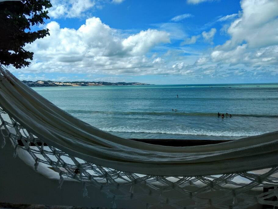 Vista panorâmica do mar de Ponta Negra