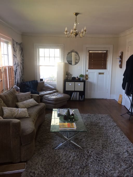 Living Room and Front Door