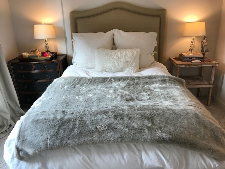 Queen Bed (Air Mattress Available upon request, too).
