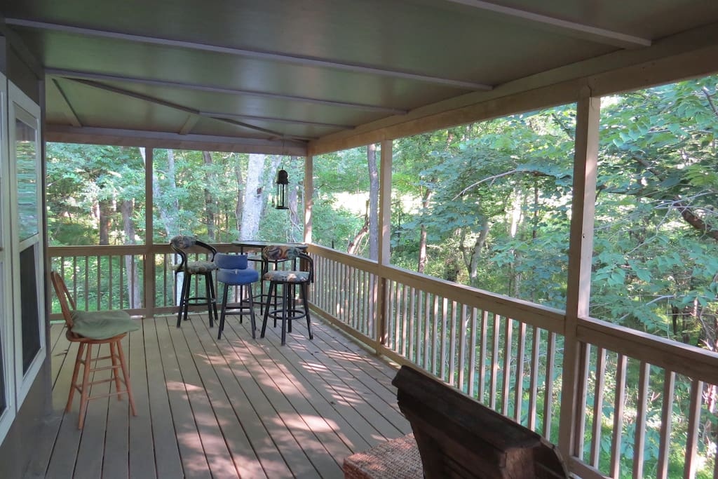 View from private porch