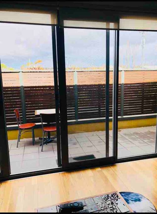 Private balcony