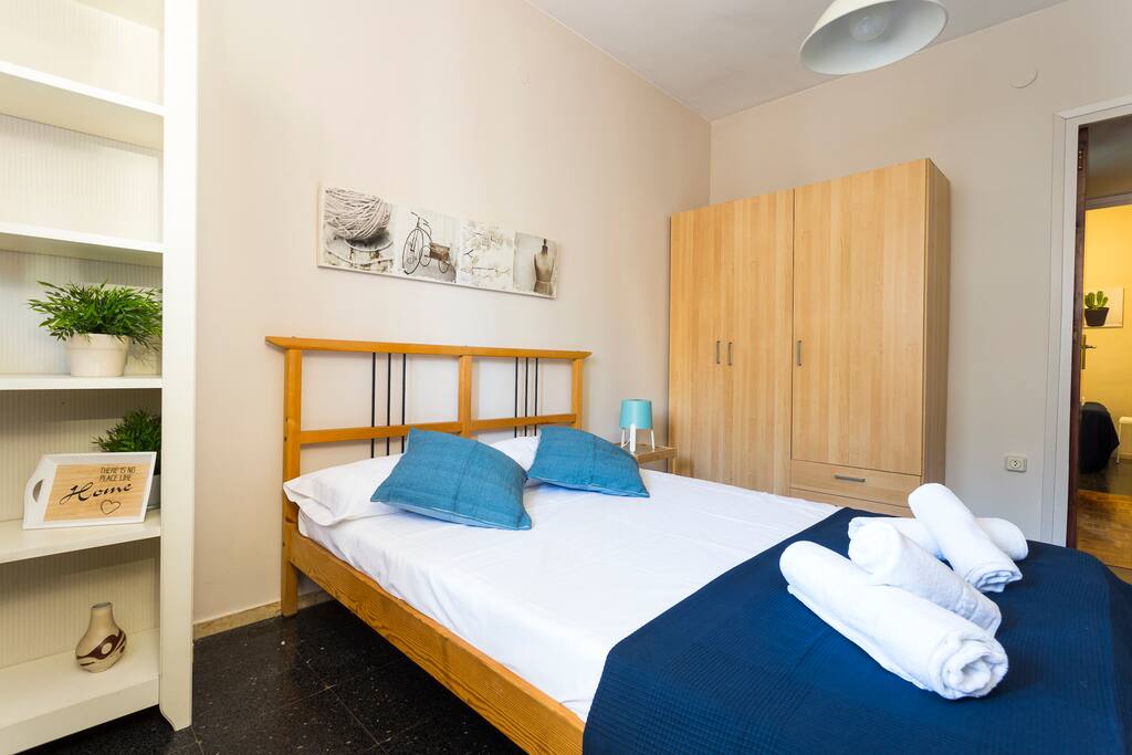 Main bedroom with large closets