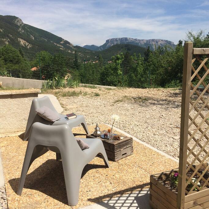 Vue sur la vallée du Buëch