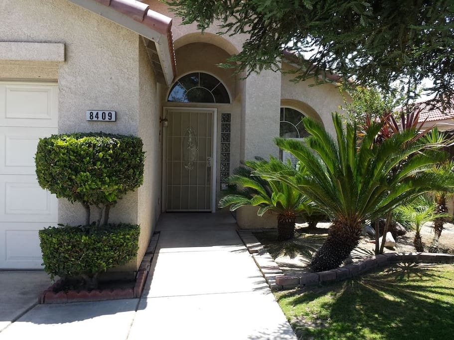 Front entrance to property.