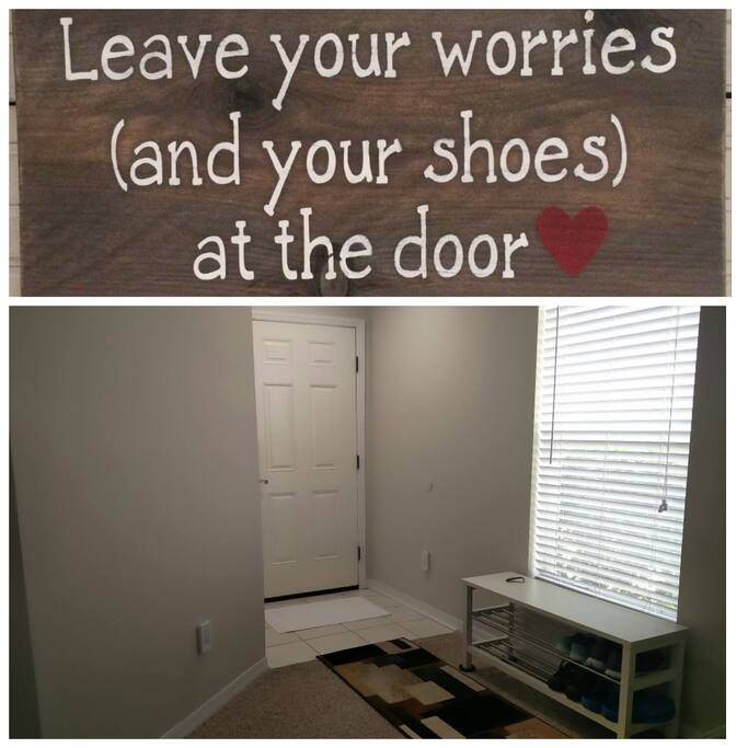 Home sweet home, don't forget to leave your worries at the door, enjoy the stay!