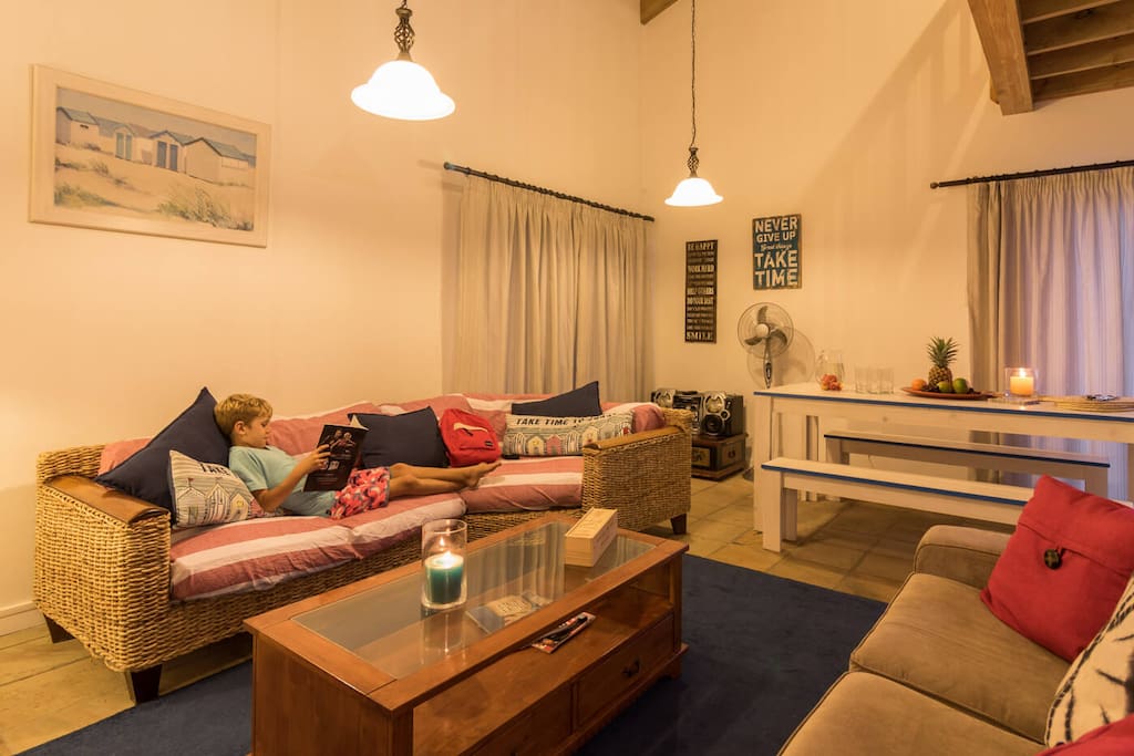 Lounge, Dining area with Satellite TV and entertainment centre