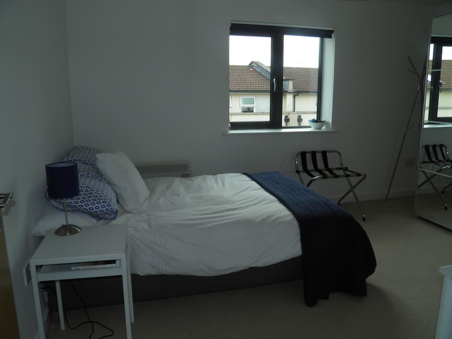A comfy bed in your own private room