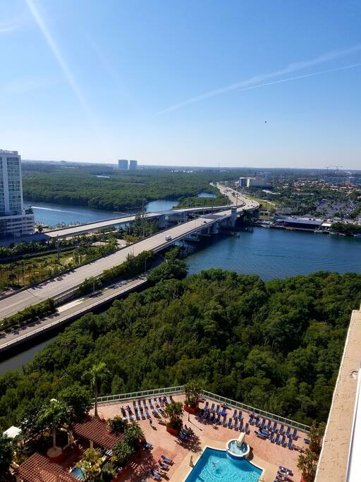 View to the intracoastal