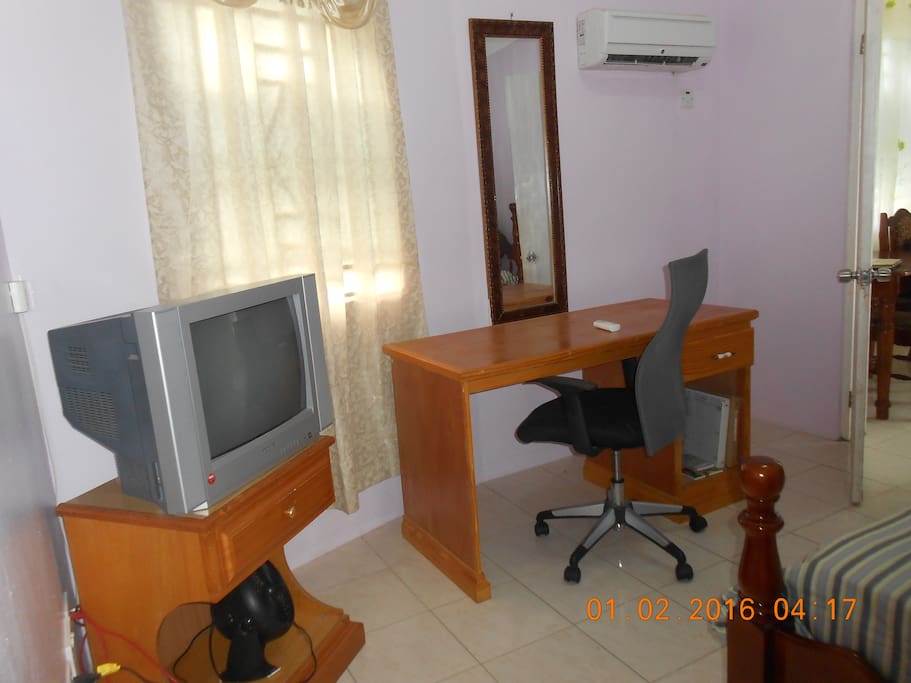 Laptop and work area