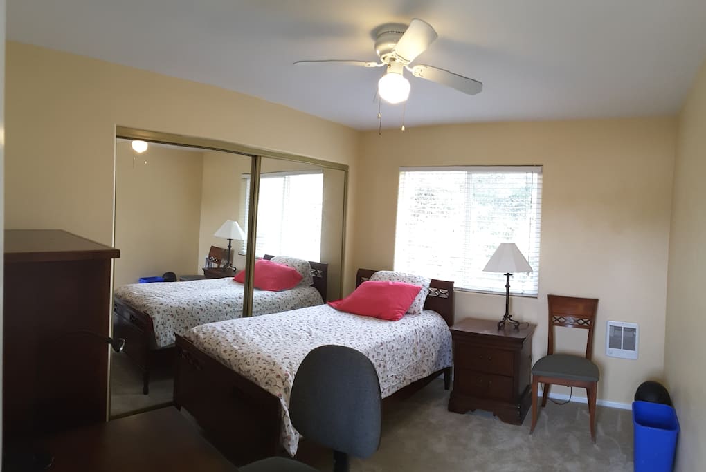 Cozy but enough room to be comfortable.