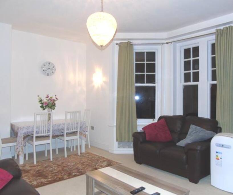 Living room/dining room from a different angle