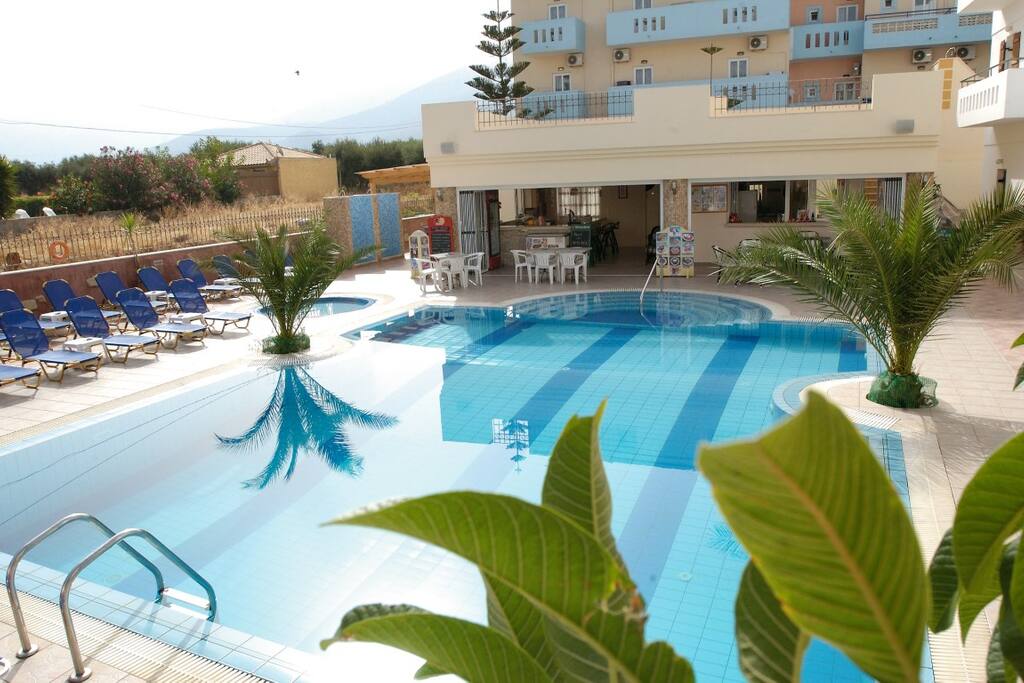 swimming pool and snack bar