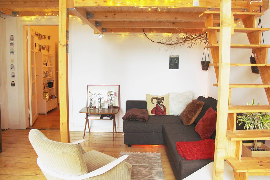 Das Wohnzimmer.