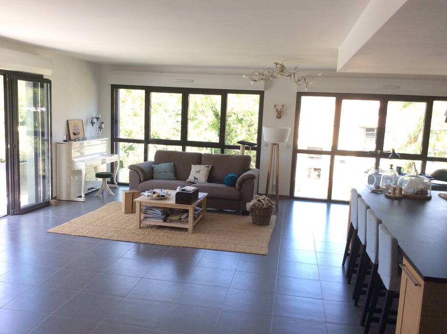 Living room kitchen