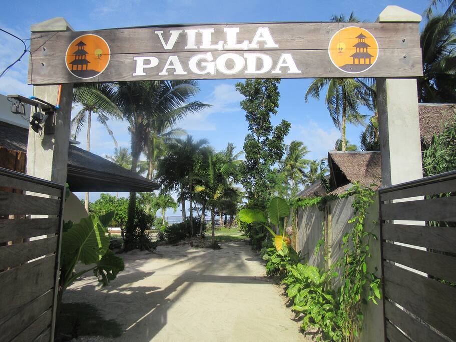 Our entrance sign