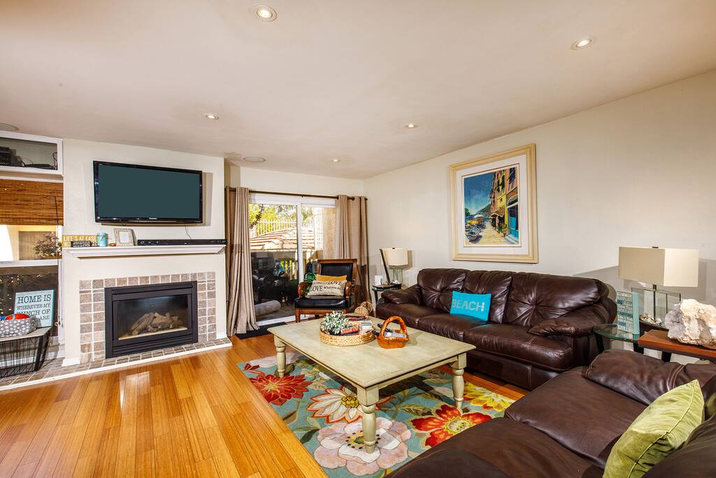 Working fireplace