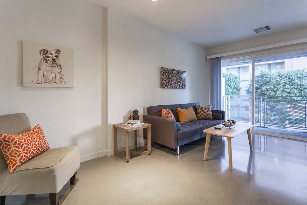 Concrete Flooring Throughout the Unit