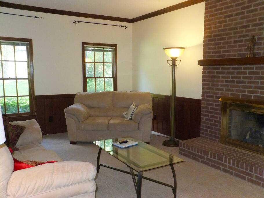 Living room with Streaming TV