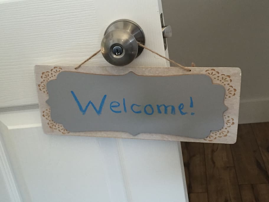 It'll be our pleasure to welcome you into our home!
