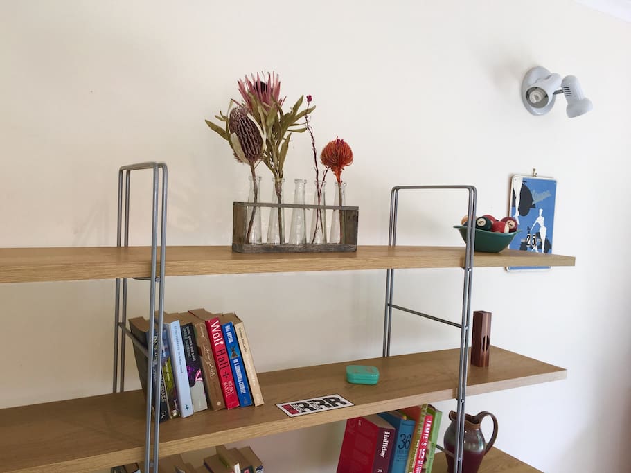 Books and DVDs available to borrow